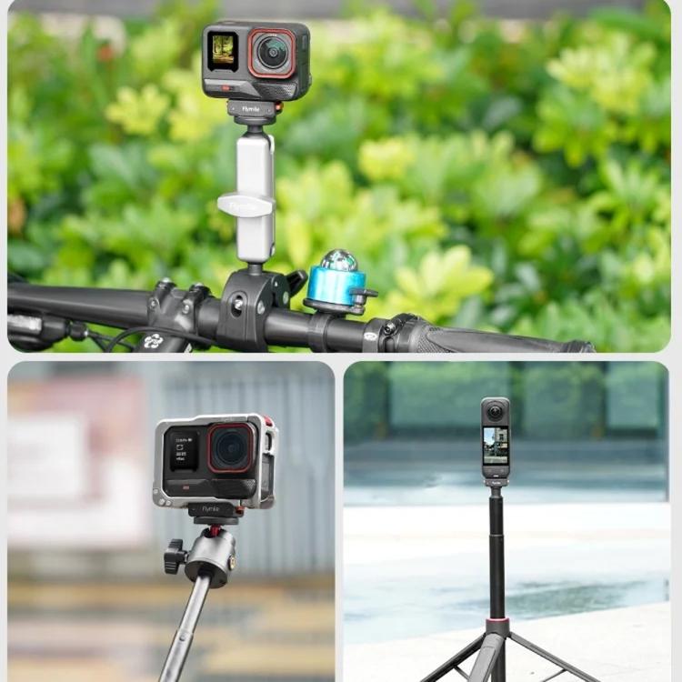 Magnetic Quick Release Base Mount For Insta360 X5/X4/X3/X2 & Ace Series 1/4 Inch Screw Universal Tripod Adapter