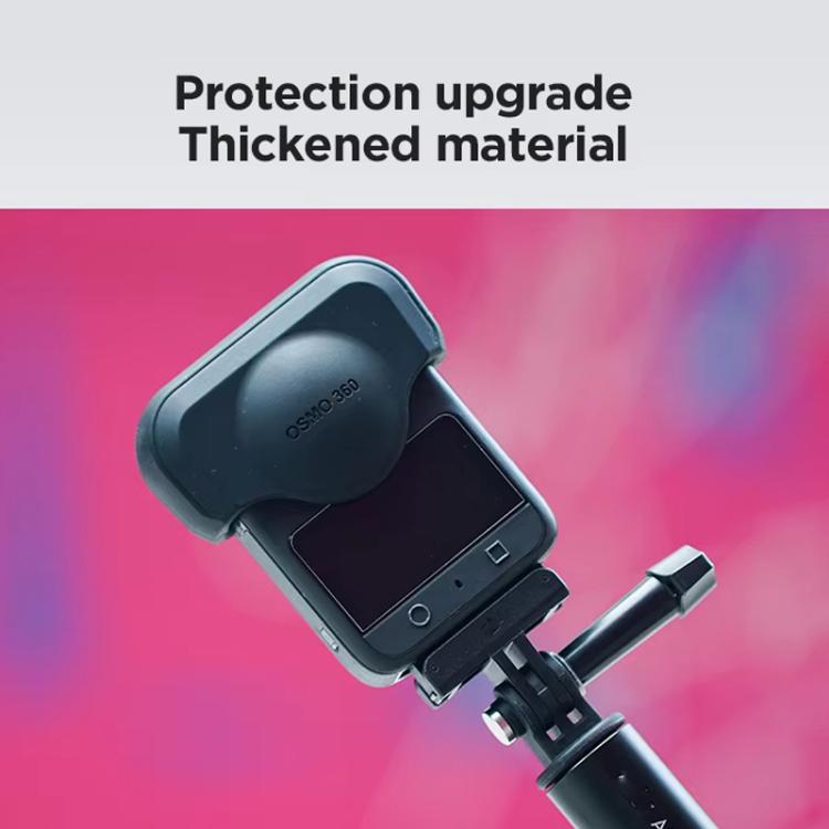 For DJI Osmo 360 Action Camera CYNOVA Silicone Lens Cap Shockproof Anti-Scratch Protective Case