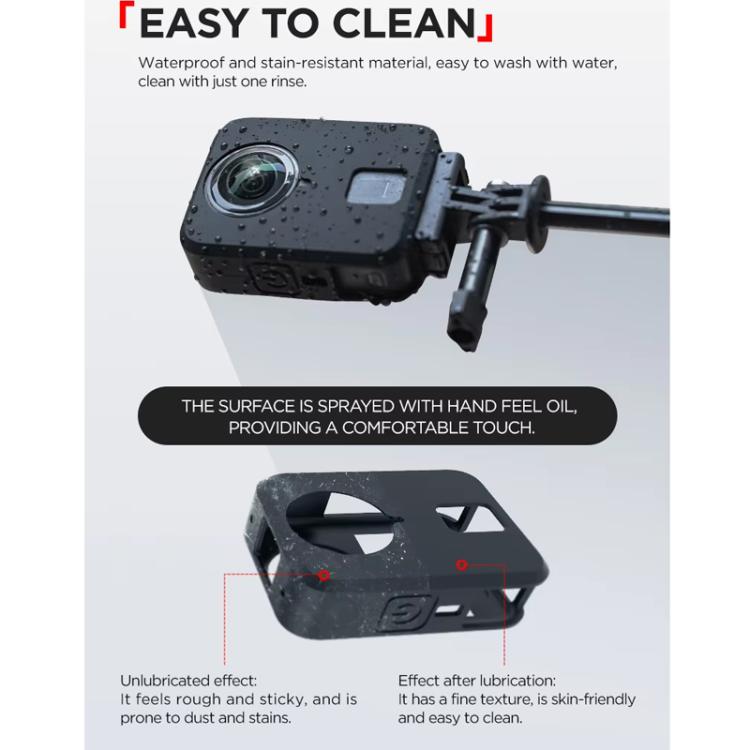 For DJI Osmo 360 CYNOVA Silicone Case Anti-Scratch Shockproof Full Body Protective Cover