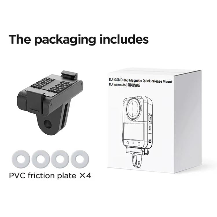 For DJI Osmo 360 CYNOVA Magnetic Quick-Release Base Adapter Camera Accessories, Magnetic Adapter