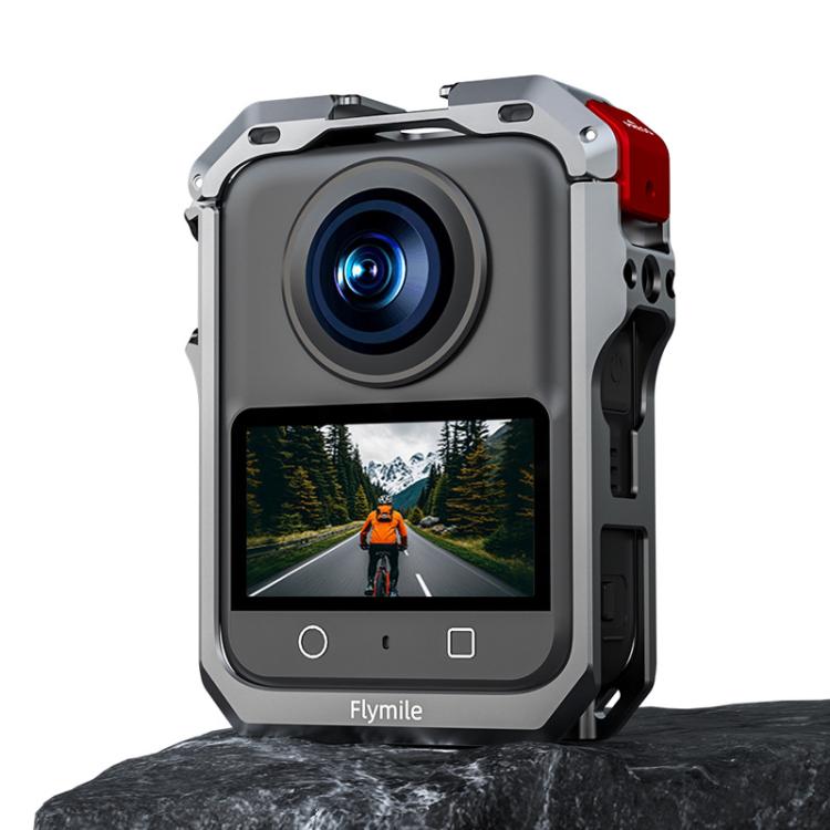 For DJI Osmo 360 Flymile Dual Cold Shoe Metal Quick-Release Cage With Lens C