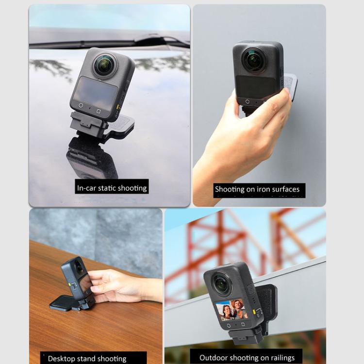 For DJI Osmo 360 Camera Magnetic Quick-Release Base Portable Desktop Stand