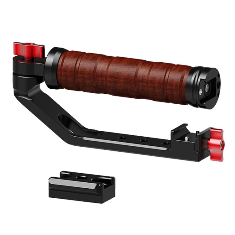 Gimbal Wooden Handle Chute Snail Gimbal Side Handle Grip,For DJI RS 4 Mini / 4 PRO / 3 / 3 Mini / 3 PRO / 2, Single Handle, With Chute, With Chute And Snail Gimbal