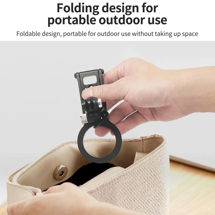 Magnetic Bracket Base Bracket Expansion, One Click Clamping For 3 Card, 1/4 Snail Ball Head, For 2 Card Action Camera