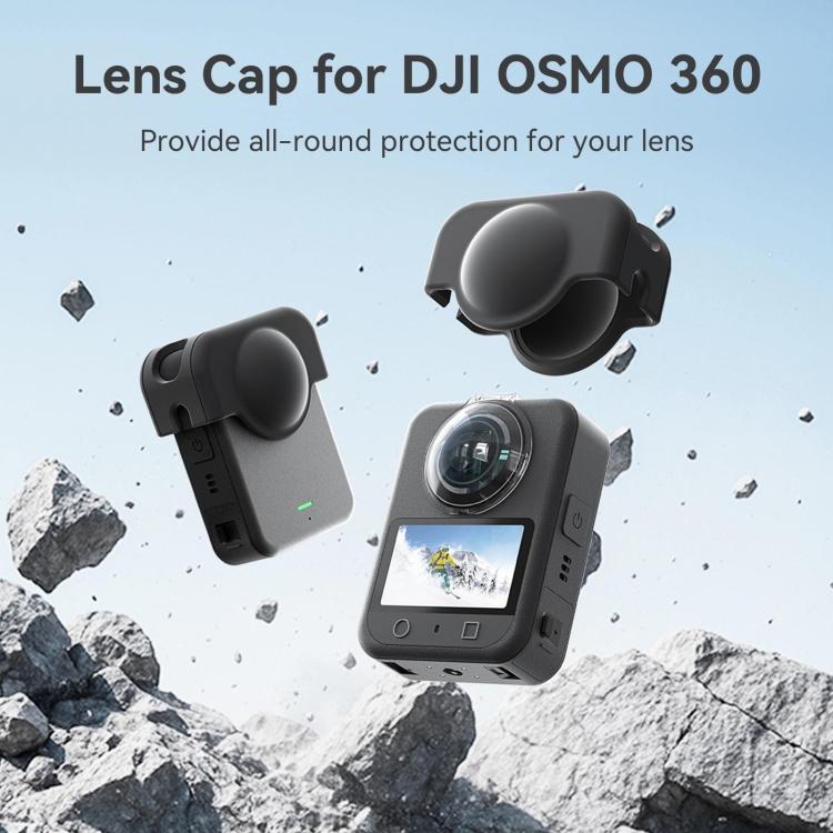 For DJI Osmo 360 aMagisn Silicone Lens Cap Anti-scratch Lens Protective Case