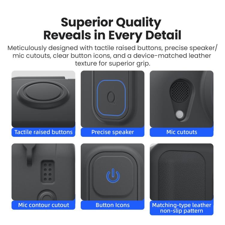 For Insta360 Go Ultra aMagisn Silicone Protective Case Kit All-round Protection Shell