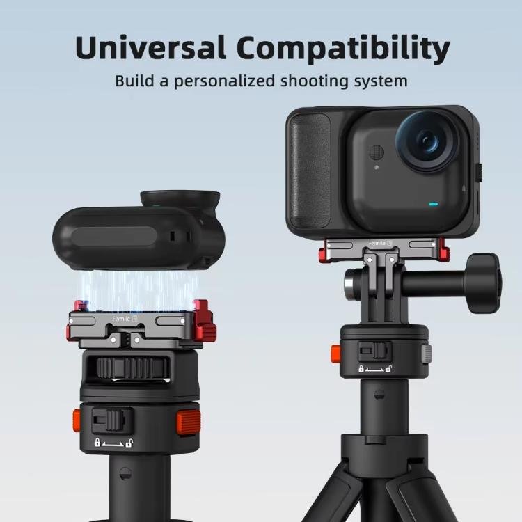 For Insta360 Go Ultra Flymile Magnetic Quick-Release Adapter Aluminum Alloy Mount Extension Accessory, Go Ultra