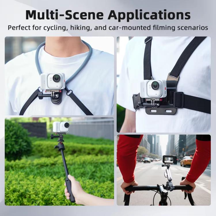 For Insta360 Go Ultra Flymile Magnetic Quick-Release Adapter Aluminum Alloy Mount Extension Accessory, Go Ultra