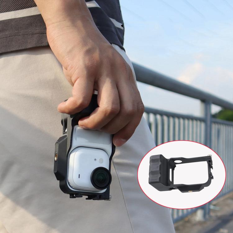 For Insta360 GO Ultra Street Photography Grip Kit Handheld Shooting Expansion Cage Frame