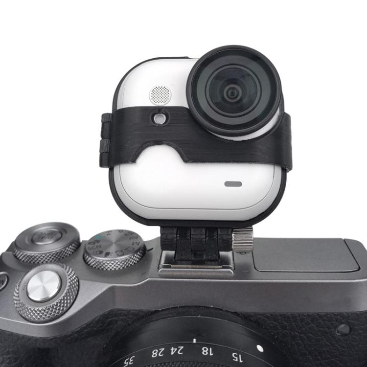 Hot Shoe Mount for Insta360 GO Ultra to DSLR/Mirrorless Cameras Dual Camera Adapter Bracket