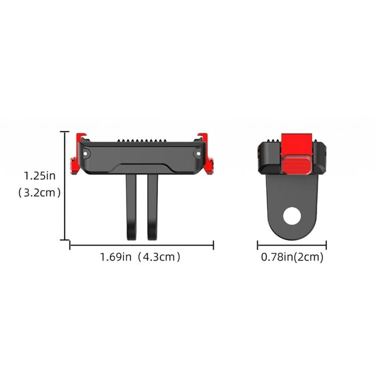 For DJI Osmo Nano Magnetic Quick-Release Base Two-Jaw Bracket, For DJI Osmo Nano