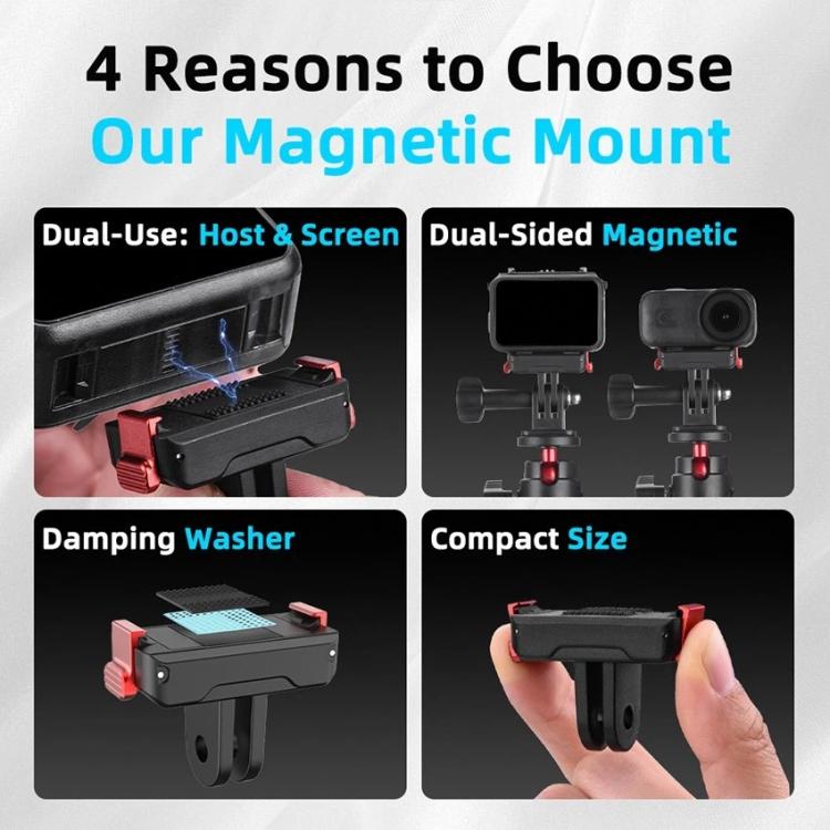 For DJI Osmo Nano Magnetic Quick-Release Base Two-Jaw Bracket, For DJI Osmo Nano