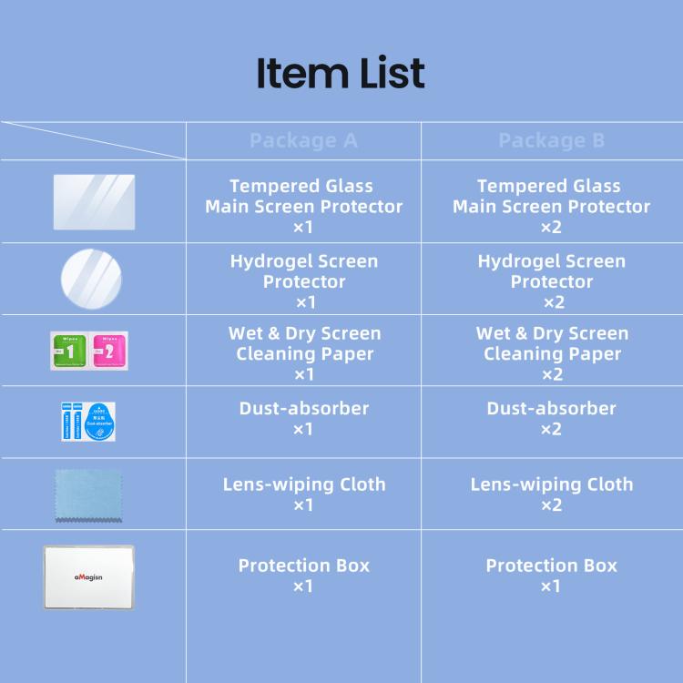 For DJI Osmo Nano aMagisn Tempered Glass Screen Protector Lens Film