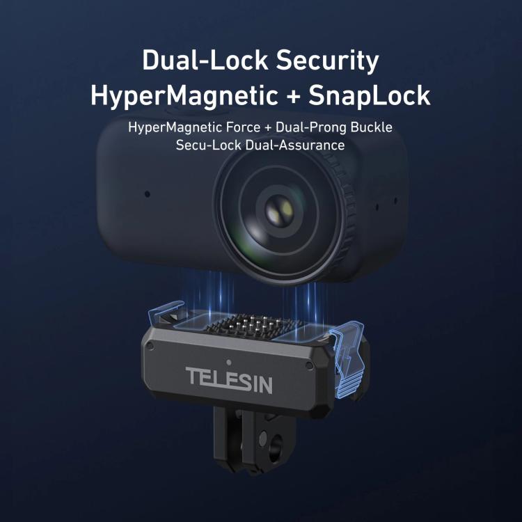 For DJI Osmo Nano TELESIN Magnetic Quick-Release Charging Base Rechargeable Adapter Mount, Charging