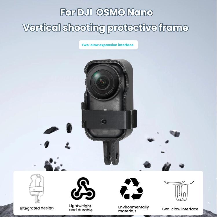 For DJI Osmo Nano Vertical Shooting Protective Frame Extension Bracket