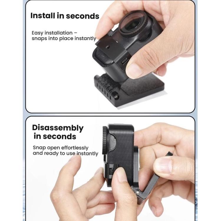 For DJI Osmo Nano Camera Magnetic Backplate Desktop Stand Vertical Holder