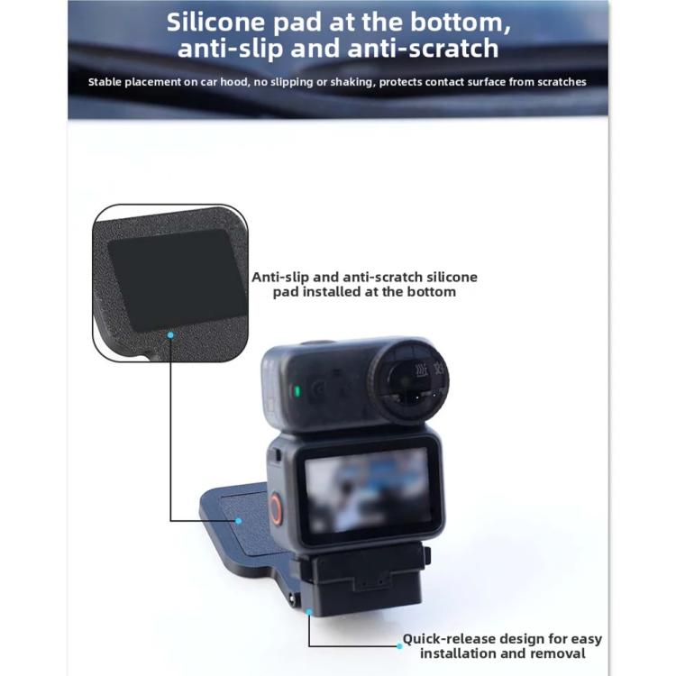 For DJI Osmo Nano Camera & Vision Dock Magnetic Backplate Desktop Stand