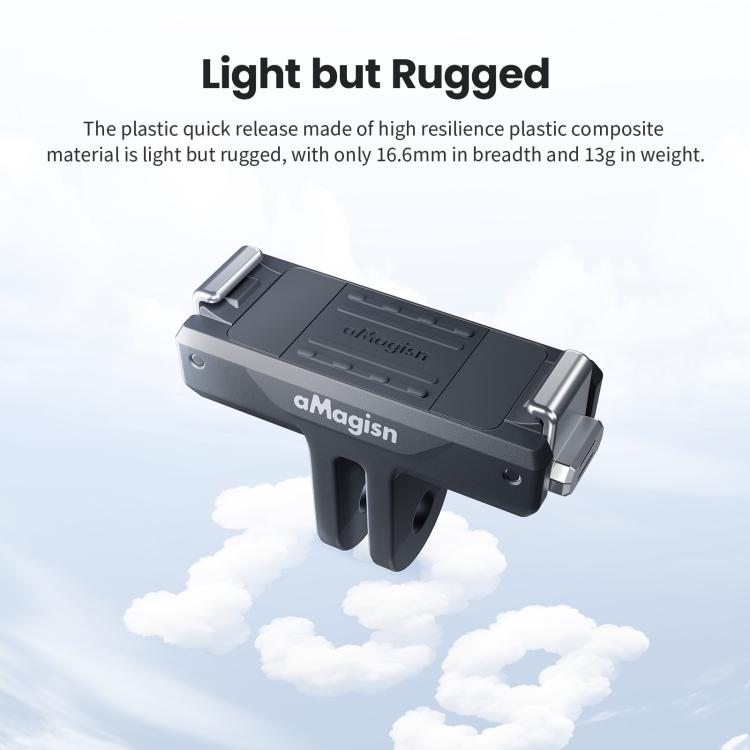 aMagisn TN10 Bidirectional Magnetic Quick Release Mount For DJI Nano / Osmo 360 / Action 5 Pro / 4 / 3