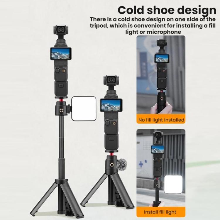 For DJI Osmo Pocket 3 / Action 5 Pro Flymile Extended Selfie Stick Tripod