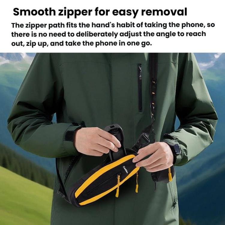 For DJI Osmo Pocket 3 Cwatcun D225 Small Organizer Bag Protective Multifunctional Sports Camera Bag