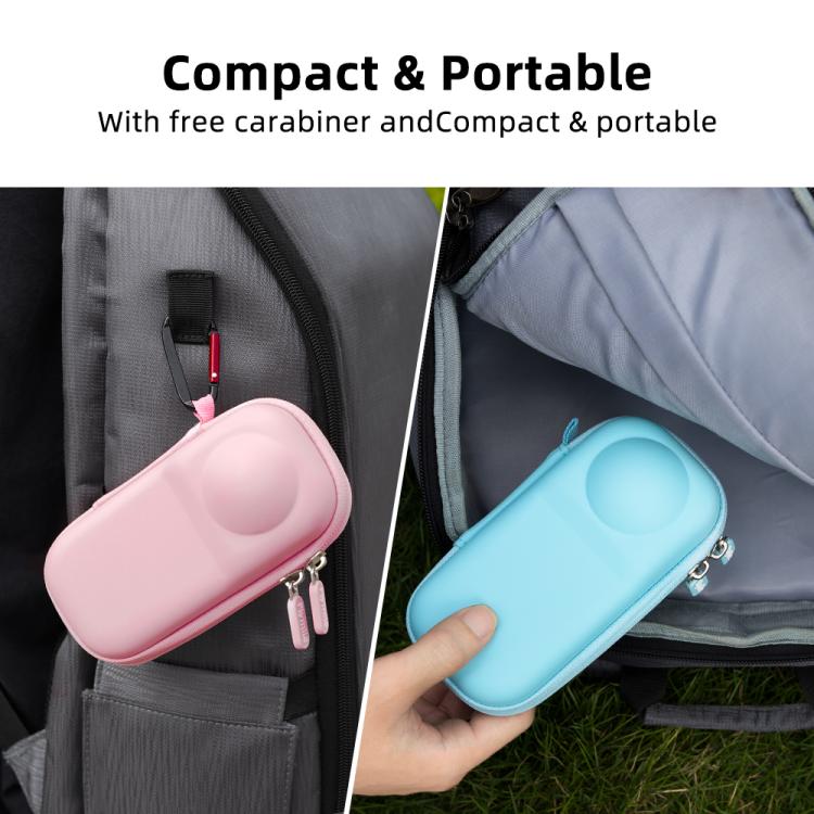 For Insta360 X5 Flymile Panoramic Camera Cage-Style Handheld Storage Bag