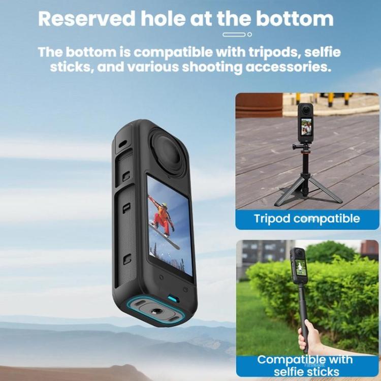 For Insta360 X4 Flymile Dust-proof Silicone Protective Cover, For Insta360 X4