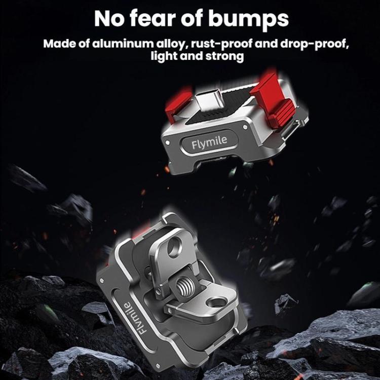 For DJI Osmo Pocket 3 Flymile Dual-Port 1/4" Thread Magnetic Quick-Release Charging Adapter