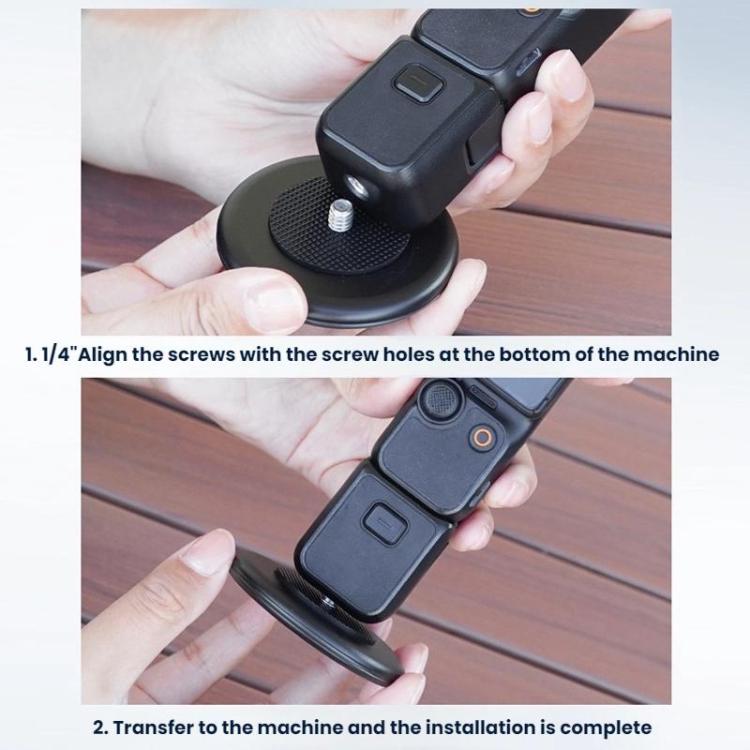 Flymile Aluminum Alloy Desktop Mount For DJI Osmo Pocket 3/Insta360 X4/X5