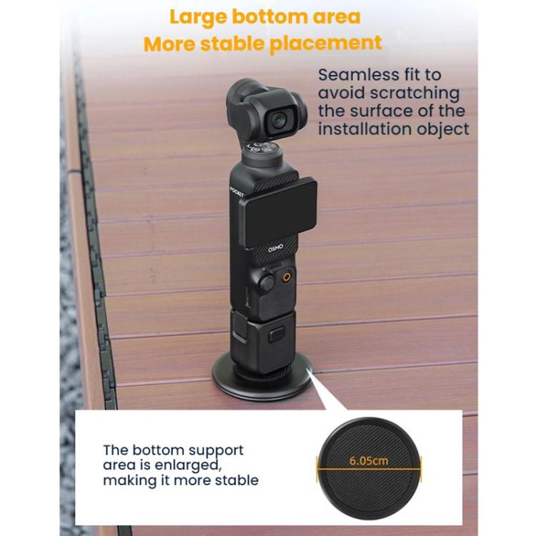 Flymile Aluminum Alloy Desktop Mount For DJI Osmo Pocket 3/Insta360 X4/X5