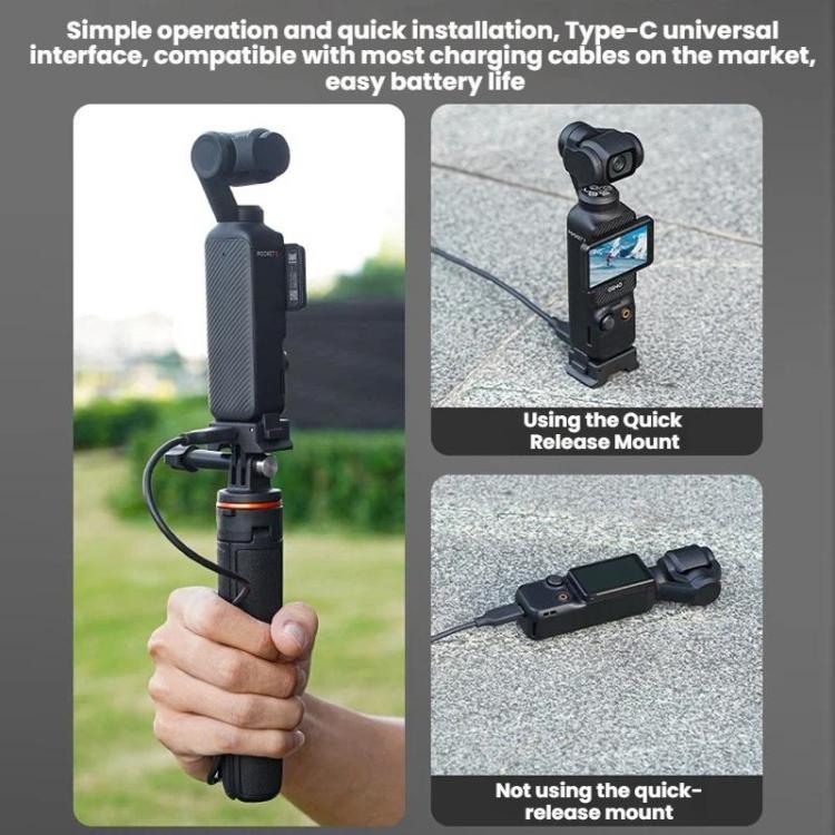 For DJI Osmo Pocket 3 Flymile Magnetic Quick-Release Charging Adapter Base
