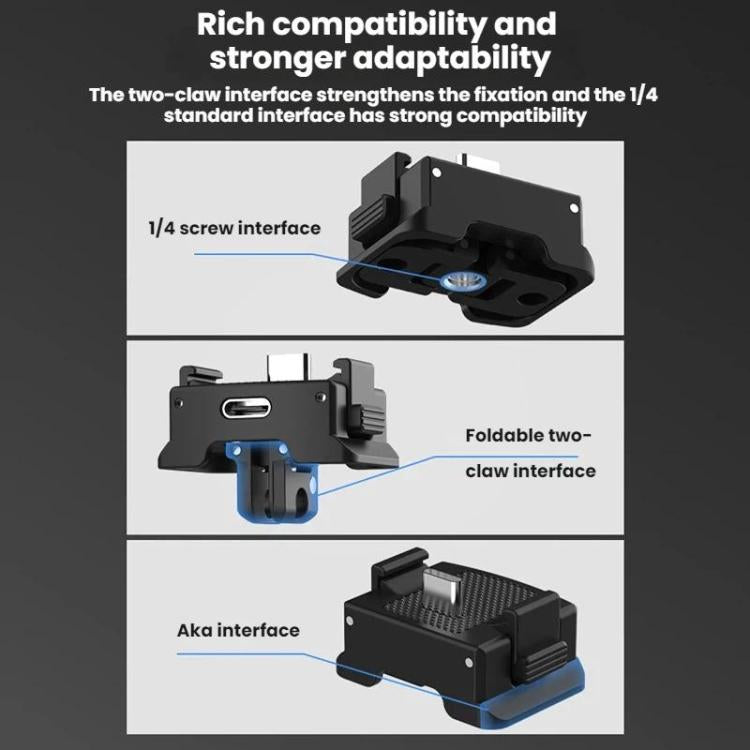 For DJI Osmo Pocket 3 Flymile Magnetic Quick-Release Charging Adapter Base