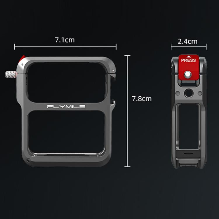 For DJI Osmo Nano Flymile Metal Cage Camera Extension Protective Frame