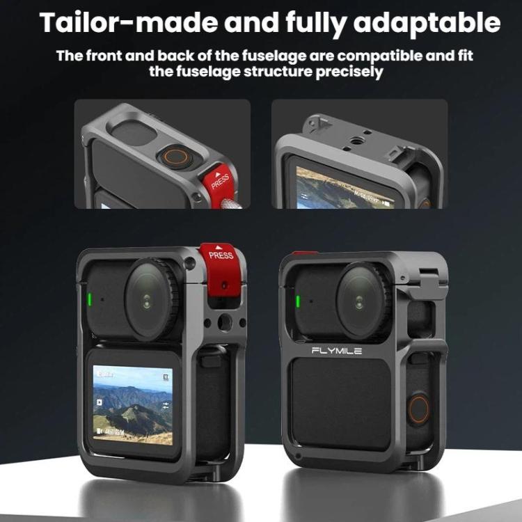 For DJI Osmo Nano Flymile Metal Cage Camera Extension Protective Frame