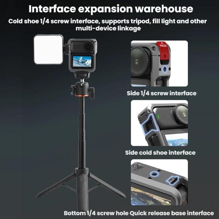 For DJI Osmo Nano Flymile Metal Cage Camera Extension Protective Frame