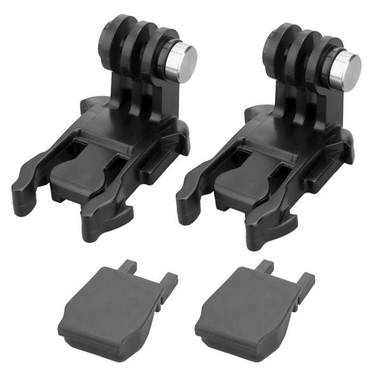 2sets Sports Camera Quick Release L-Shape Base Quick Release Plug Mount Quick Release Locking Activity Base