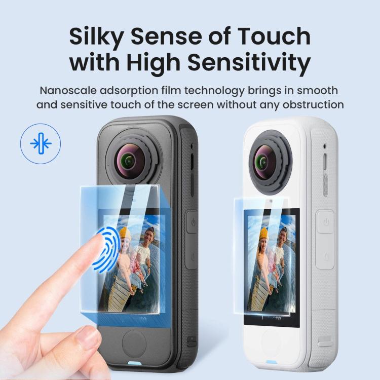 For Insta360 X4 Air aMagisn Tempered Glass Screen Protector HD Anti-Scratch 9H Hardness Lens Film