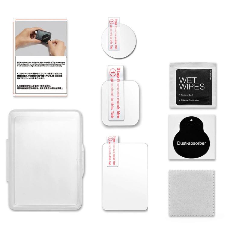 For DJI Osmo Action 6 Tempered Glass Screen Protector HD Clear Lens Film Kit