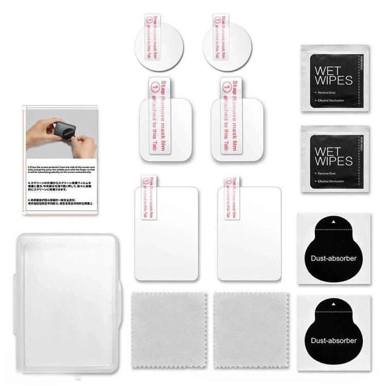 For DJI Osmo Action 6 Tempered Glass Screen Protector HD Clear Lens Film Kit