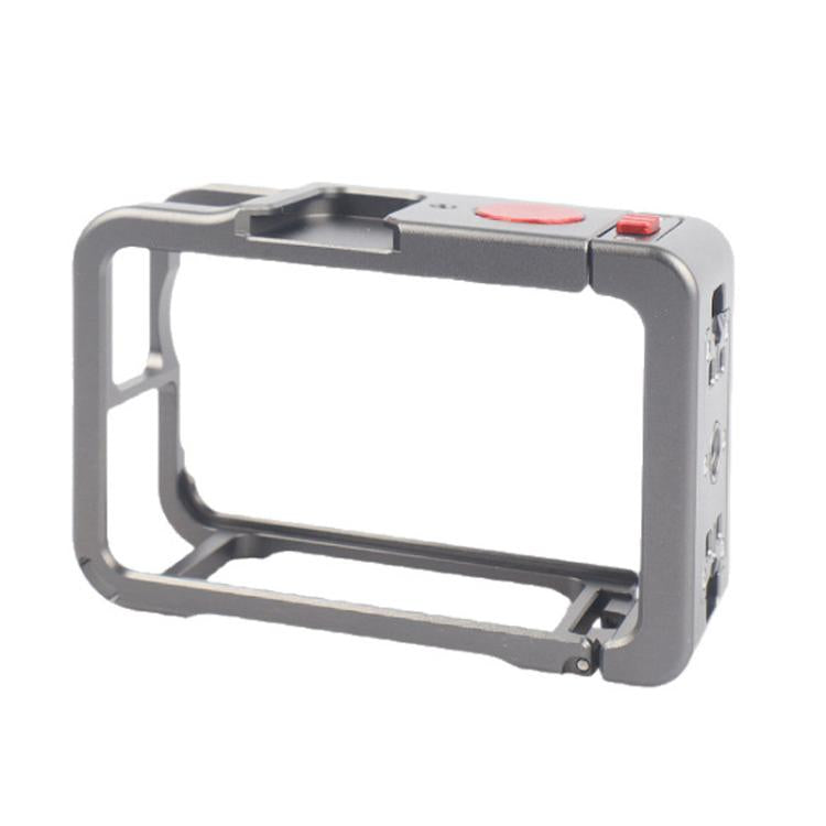 For DJI Osmo Action 6 Metal Extension Cage Protective Frame with Cold Shoe Mount