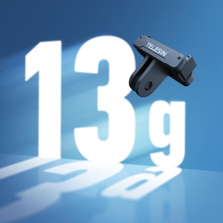 For DJI Osmo Action 6 TELESIN Magnetic Quick-release Adapter Mount Two-Claw Base