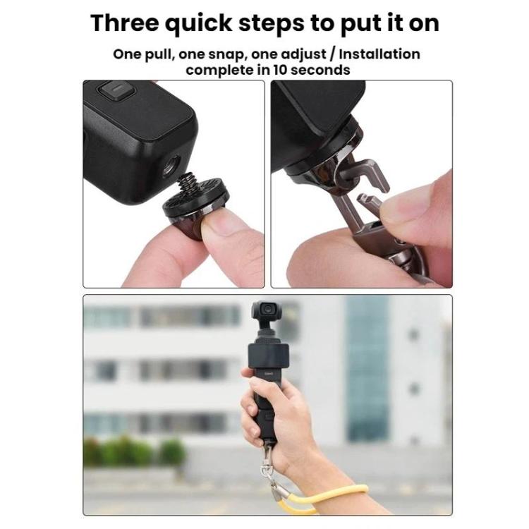 BRDRC Action Camera Anti-Loss Wrist Strap For DJI Osmo Pocket 3 / Insta360 X5