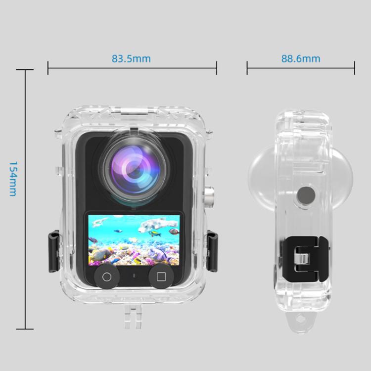 For DJI Osmo 360 Full Invisible Waterproof Case 40m Depth Diving Housing Underwater Camera Shell, Waterproof Case