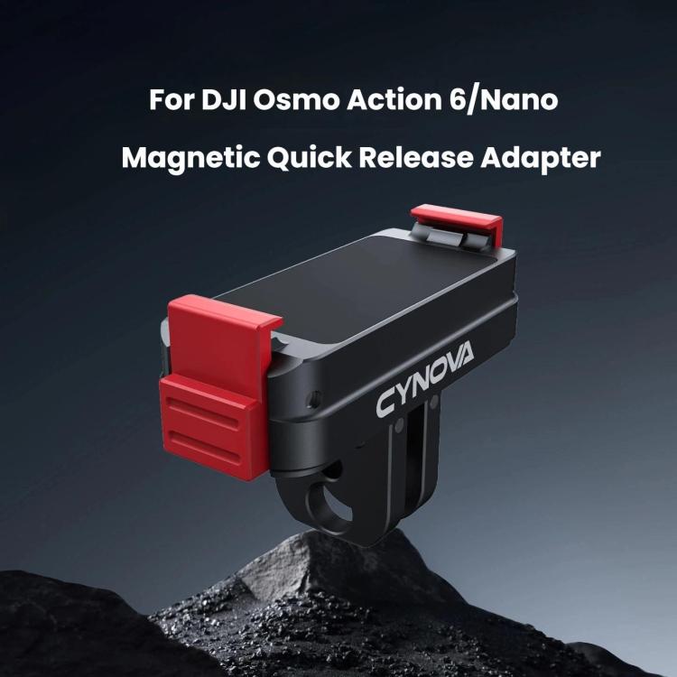 For DJI Osmo Action 6/Nano CYNOVA Magnetic Quick Release Mount Adapter