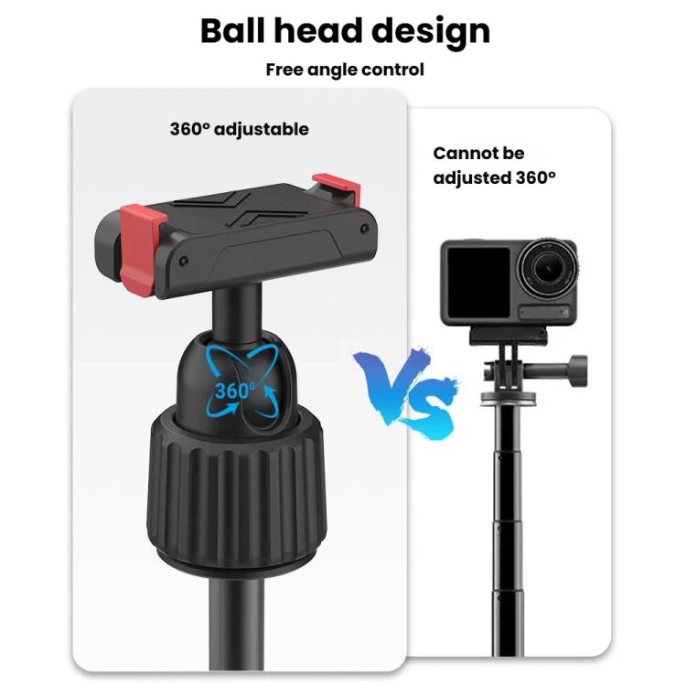 Magnetic Quick-Release Handheld Selfie Stick Tripod for DJI Osmo Action 5 Pro, 4, 3 with 360-Degree Rotation, for DJI Osmo Action 5 Pro, 4, 3