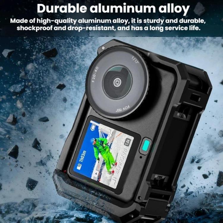 For DJI Osmo Action 6 Flymile Camera Cage Metal Protective Frame Expansion Case, AC6001