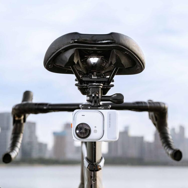 aMagisn Universal Bike Seat Rail Mount for Action Cameras Bike Seat Clamp