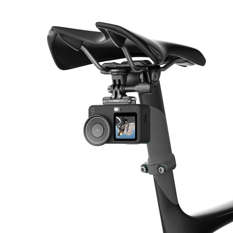 aMagisn Universal Bike Seat Rail Mount for Action Cameras Bike Seat Clamp