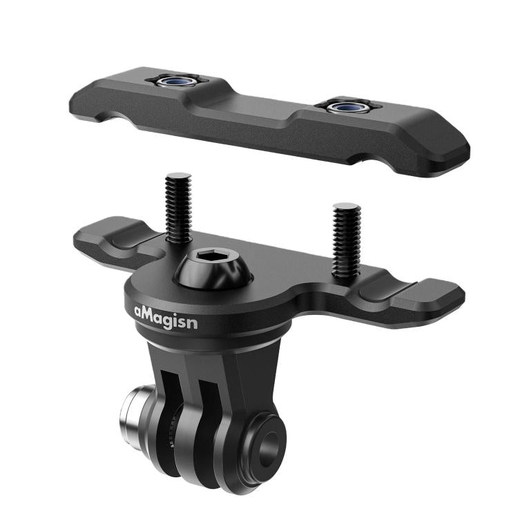 aMagisn Universal Bike Seat Rail Mount for Action Cameras Bike Seat Clamp