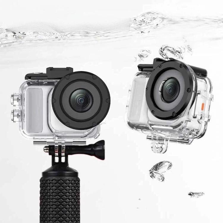 For Insta360 GO Ultra 60m Waterproof Case Kit Dive Housing With Dual Cold Shoe