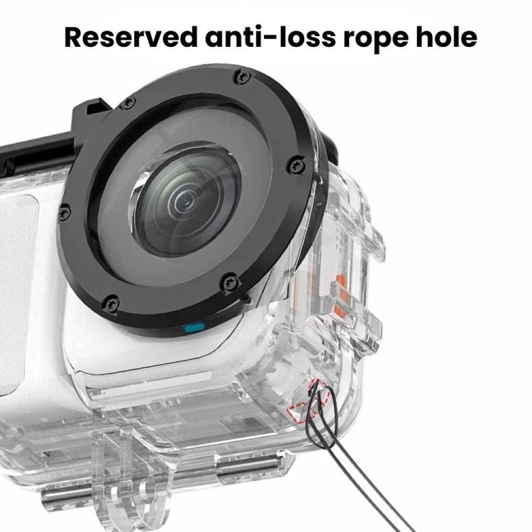 For Insta360 GO Ultra 60m Waterproof Case Kit Dive Housing With Dual Cold Shoe